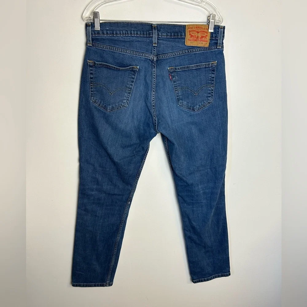 Levi's 511 Relaxed Fit Men's Denim Jeans Size 34X30 Blue Comfortable